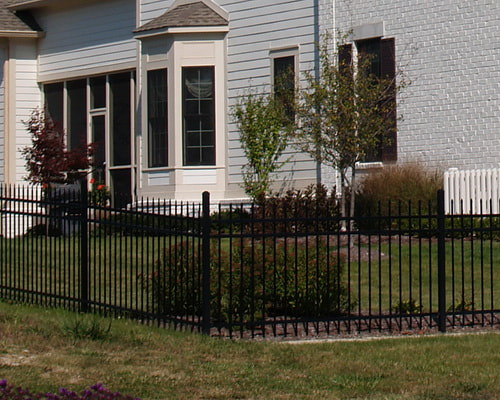 Picture aluminum Picture residential Fence Installation Company Contractor Sherrills Ford NC Lake Norman 