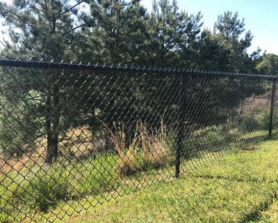 chain link colored installation fence company Lake Norman, Mooresville NC, Davidson, Cornelius, Huntersville, Denver NC