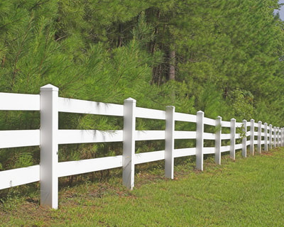 vinyl pvc split rail board Fence Installation Company Contractor Lake Norman, Mooresville NC, Davidson, Cornelius, Huntersville, Denver NC